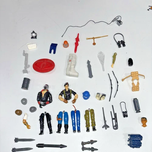 Lot of Vintage 1980s GI Joe Parts and Accessories