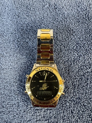 Vintage National Wild Turkey Federation Analog and Digital Watch New Battery - Picture 2 of 6