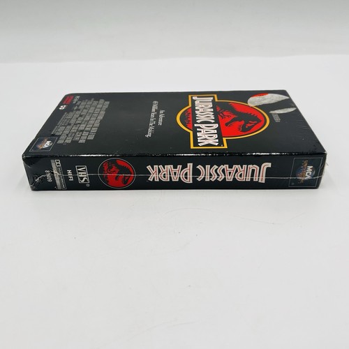 Jurassic Park by Steven Spielberg VHS 1993 dinosaur Movie SEALED - Picture 3 of 9