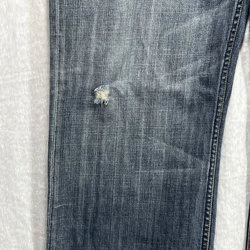 Vintage 1969 Gap Jeans Mens 38x32 Blue Loose Straight Fit 90s Y2K Medium Wash - Picture 4 of 19