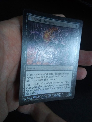 MP FOIL Cabal Therapy FNM Promo MTG Magic the Gathering - Picture 4 of 5