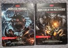 D&D 5E Monster Manual & Monsters Of The Multiverse 2 Book Lot 