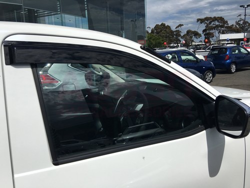 AUSGO Injection Weather Shields for Nissan Navara NP300 D23 Single Cab - Picture 5 of 9