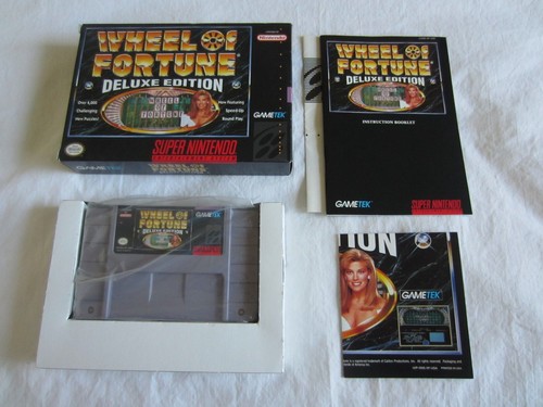 Glücksrad Deluxe Edition (SNES) Super Nintendo CIB komplett + Poster RAR