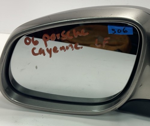 2003-2006 PORSCHE CAYENNE SILVER LEFT DRIVER SIDE MIRROR W/PUDDLE LAMP OEM M506 - Picture 15 of 15