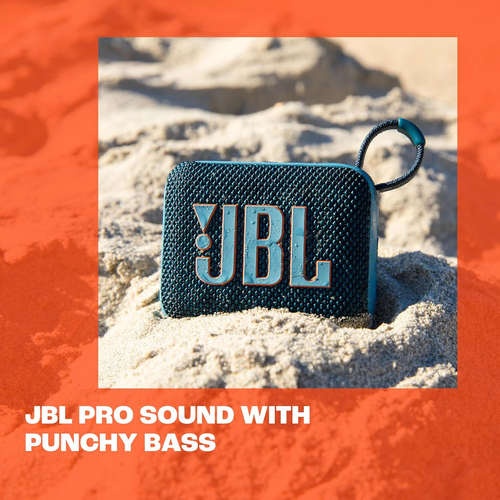 JBL GO 4 Speaker Bluetooth Portatile, Altoparlante Wireless Con Design Compatto, - Foto 2 di 12