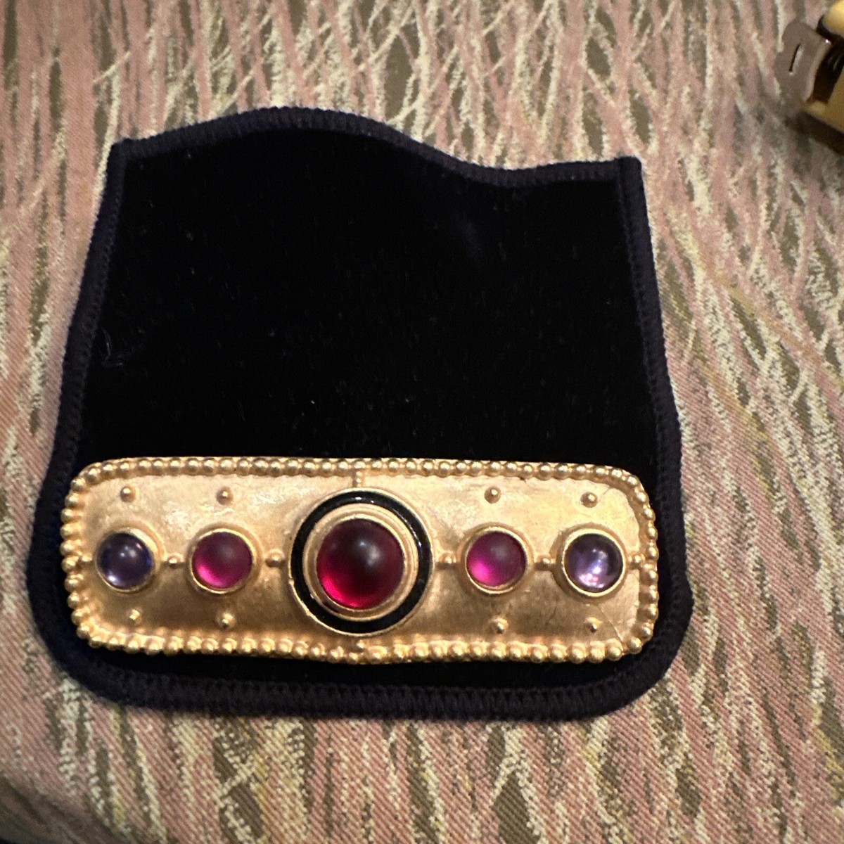 珍しい  Block Leslie Vintage Pin eBay | Tone Gold Brooch アクセサリー