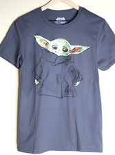 Star Wars Baby Yoda Standing Grogu Men's Tshirt The Mandalorian Size S