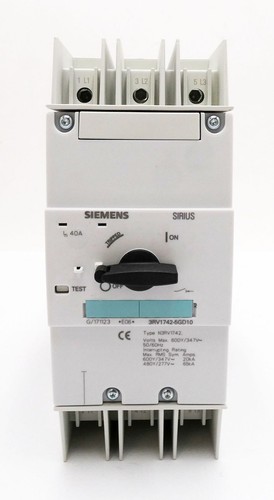 Siemens Sirius 3RV1742-5GD10 3RV1 742-5GD10 E:06 Leistungsschalter -unused/OVP- - Bild 2 von 9