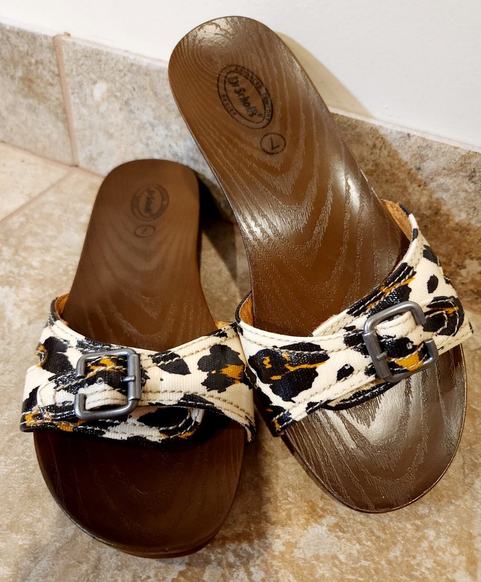 Leopard print dr scholls sale