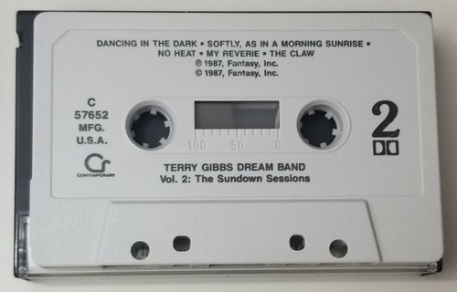 Terry Gibbs Dream Band Vol 2 The Sundown Sessions Cassette Tape 1987 Contemp. - Picture 5 of 5