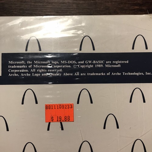 Microsoft MS-DOS 4.01 For Arche Personal Computers 5.25” Brand New Sealed - Picture 9 of 9