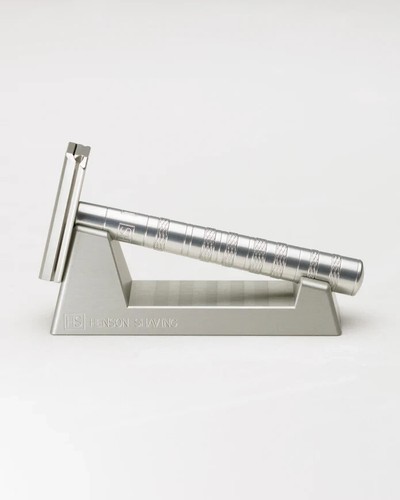 Henson Aluminum Double Edge Safety Razor / Stand/ Blades Pack - Select Options - Picture 16 of 26