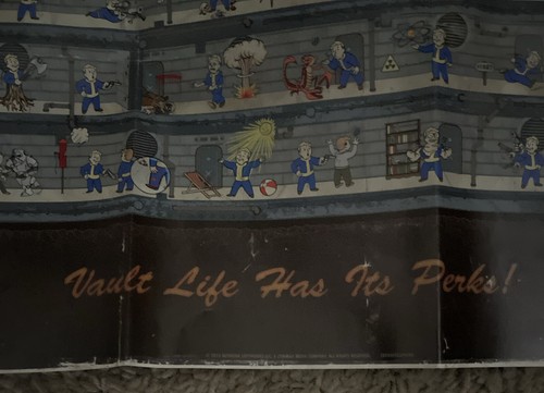 FALLOUT 4 Vault Tec POSTER / Vault-Tec Promotional Fold-Out Poster Unused/LN - Picture 2 of 7