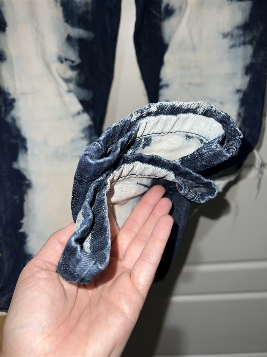 【L'Appartement/ Retrove】BLEACH DENIM SK Grindhouse Vintage Ripped With Bleach Denim Jeans – DTLR