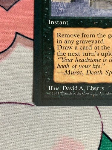 C1641 MAGIC GATHERING HOMELANDS DRY SPELL HEADSTONE LP MTG - Picture 5 of 22