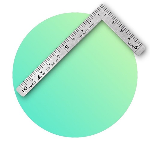 Shinwa Mini flaches Quadrat 100 x 50 mm 12101 - Bild 1 von 7