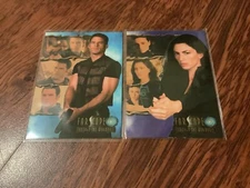 FARSCAPE THROUGH THE WORMHOLE TRADING CARDS PROMO CARDS P1,P2 2004 RITTENHOUSE