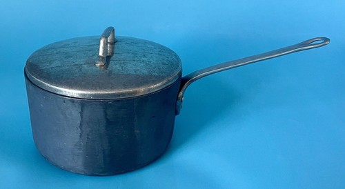 Vintage Mangalite GHC 3 Quart 3 Liter Sauce Pan Pot w/ Lid — Cast Aluminum - Picture 3 of 11