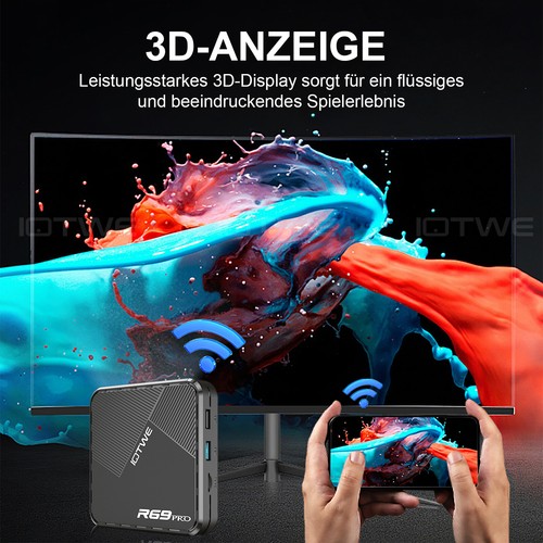 2025 Smart TV BOX Android 14 8K 128GB 2.4G/5G WIFI6 Lettore multimediale Octa Core USB - Foto 10 di 27