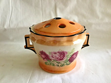 Vintage Czechoslovakian FLOWER FROG Lustre Finish EXC. Condition
