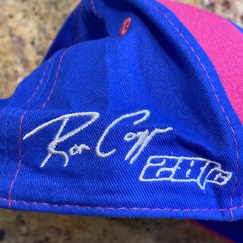 NAPA Racing Breast Cancer Susan G Komen Hat Cap Ron Capps Autographed - Picture 6 of 11