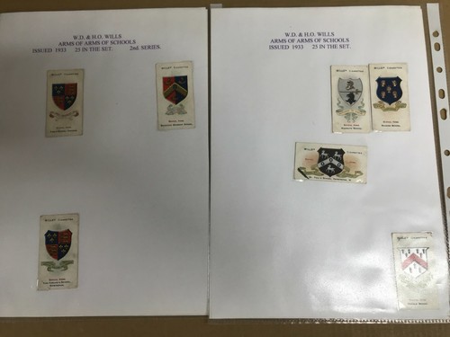 Part Set 12 of 25 Cigarette Cards Wills Arms of Schools 1933 - Picture 3 of 5