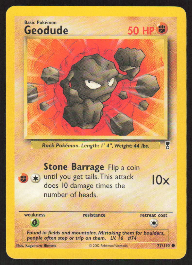 Pokemon TCG Legendary Collection #77/110 Geodude NM