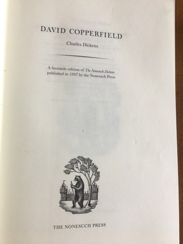 DICKENS David Copperfield/Great Expectations&Hard Times Nonesuch 2005 VG _Hgn - Picture 6 of 21