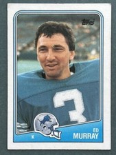 1988 Topps NFL Football #378 Ed Murray Detroit Lions