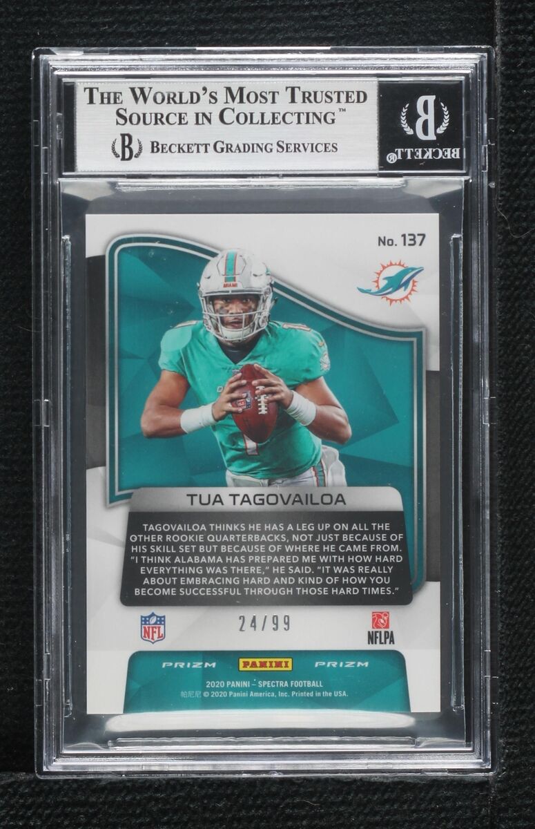 2020 Panini Spectra Tua Tagovailoa #137