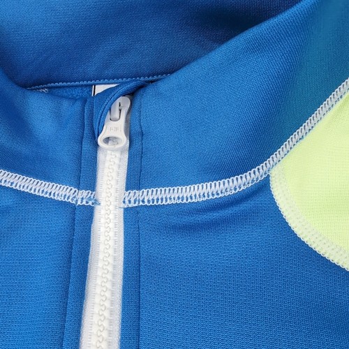 Fila Sport Jacke Damen XS blau gelb 1/4 Zip Performance Laufen sportlich - Bild 6 von 8