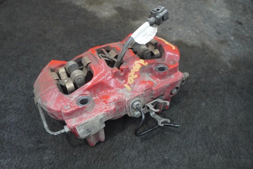 Rear Left Brake Caliper & Bracket Red 9J1615423H OEM Porsche Taycan 2020 - Picture 2 of 5