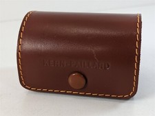 Kern Paillard Bolex Lens Case Measures 65mm Brown Leather Vintage VGUC