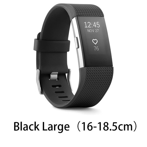 Fitbit Charge 2 HR Heart Rate Monitor Fitness Wristband Tracker Purple Blue -S L - Picture 9 of 19