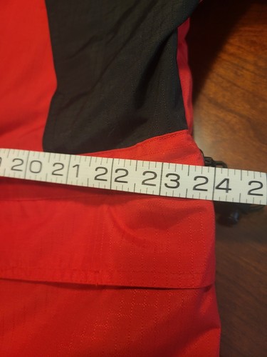 The North Face Jacket Gore-Tex Red Black Size Medium Hood - Picture 5 of 19