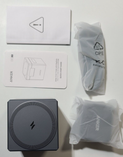 ANKER (Y1811) Cube 3 en 1 avec Support de Charge Rapide Magsafe 15W - Photo 3 sur 8