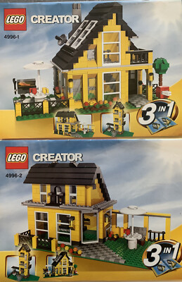 LEGO Creator 4996-1 4996-2 2008 Books Instructions Only House ...