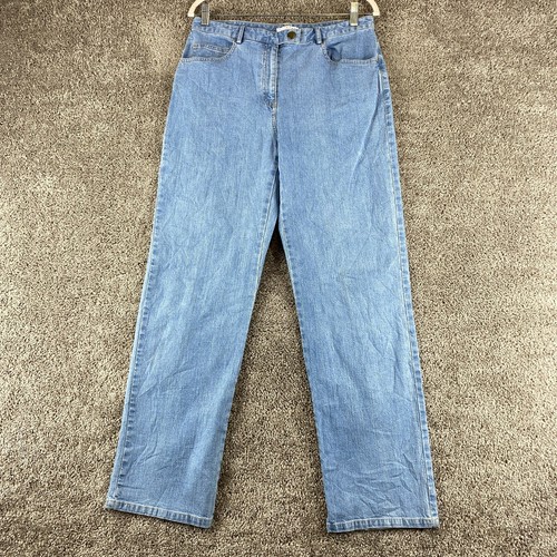 Emma James Jeans Womens SIze 10 Blue Straight Leg Stretch Mid Rise Pants - Picture 1 of 10