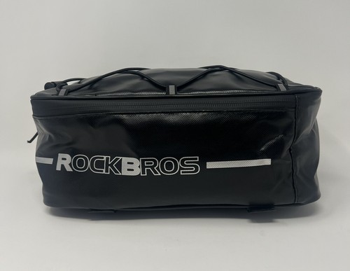 ROCKBROS Bicycle Trunk Bag Bike Rack Bag Black Reflective Stripes A17