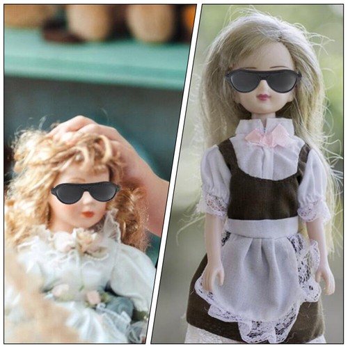 100 Pcs Mini Glasses Doll Child Toy Sunglasses Miniature Scene Accessories - Picture 12 of 12