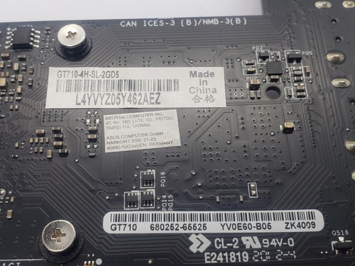 ASUS NVIDIA GeForce GT 710 2GB GDDR5 90YV0E60-M0NA00 Graphics Card GPU PCIEx1 - Picture 4 of 6