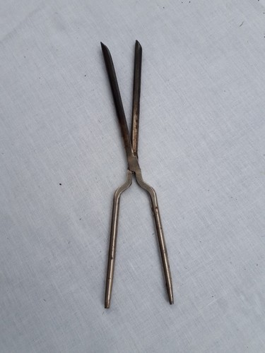 Sehr alte Lockenschere, Wellenschere, Ondulierschere aus Metall - Bild 2 von 4