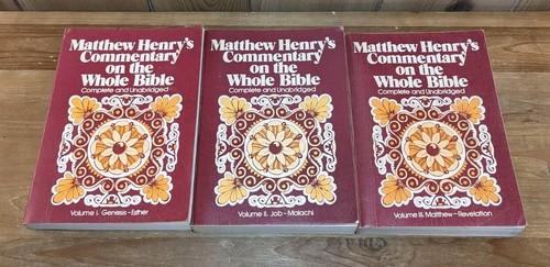 Matthew Henry's Commentary On The Whole Bible 3 Volume Set Paperback Guardian - Bild 4 von 21