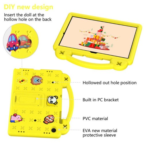 For Samsung Galaxy Tab A7 A8 A9 Plus S6 Lite Tablet Kids EVA Case Stand Cover - Picture 67 of 69
