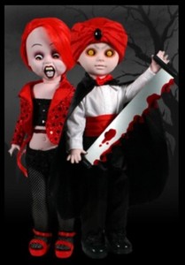 Living-Dead-Dolls-by-Mezco-The-Great-Zombini-and-Viv-Tower-Rec-Exclusive