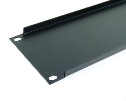 2 HE U Rackblende 19" Stahl Blindplatte Frontplatte Rackpanel Blende Rack Panel - Picture 4 of 5