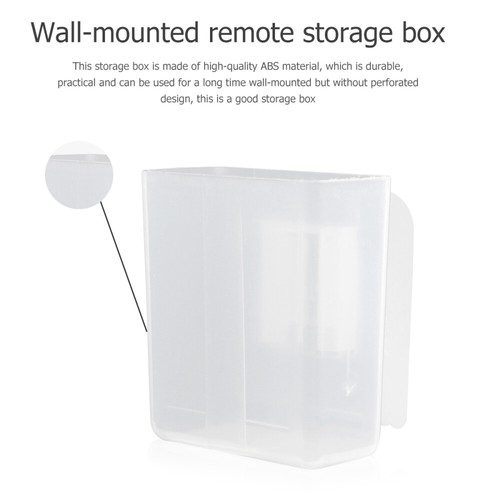 2Pcs Wall-mounted Storage Box Punch Phone (Small) Wall Storage Case - Picture 8 of 12