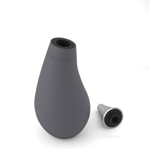 QQ-Studio grau weich Silikon drückbar flüssige Handseife Waschspender 1 Stück - Bild 4 von 8