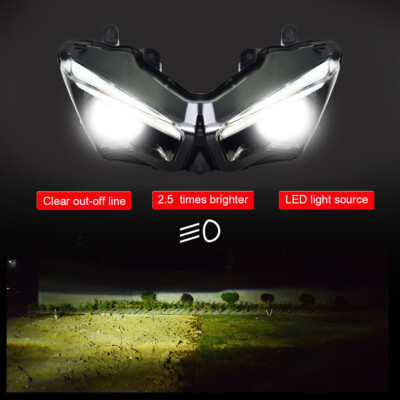 KT Full LED Headlight for Kawasaki Ninja 250 ZX25R ZX-25R 2020+ | eBay